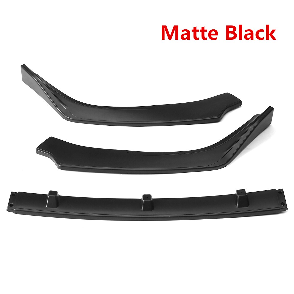 Carbon Fiber Look/Zwarte Auto Voorbumper Splitter Grandado