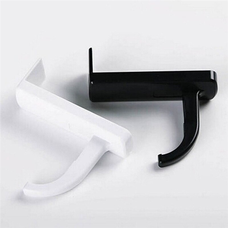 Gancho de parede para fone de ouvido, portátil, universal, cabide, monitor de fone de ouvido, pc, ferramentas úteis, preto/branco