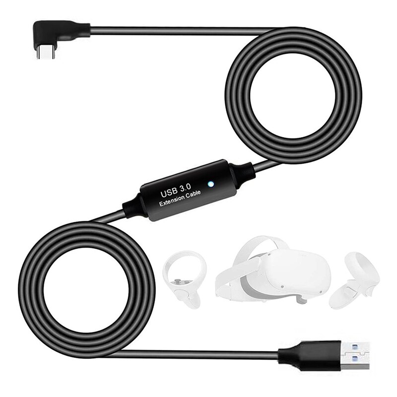 VR Daten Kabel, Typ A zu Typ C Vr Daten Verlängerung Kabel für Oculus Suche Kopfhörer und Spielen Computer