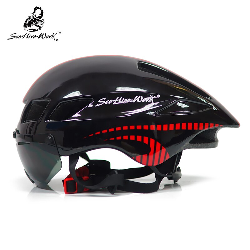 Pyöräilykypärän linssi magneettisuojalasit vuoristotie pneumaattinen tt pyöräilykypärä miesten triathlon tt pyörä casco ciclismo 3 linssi
