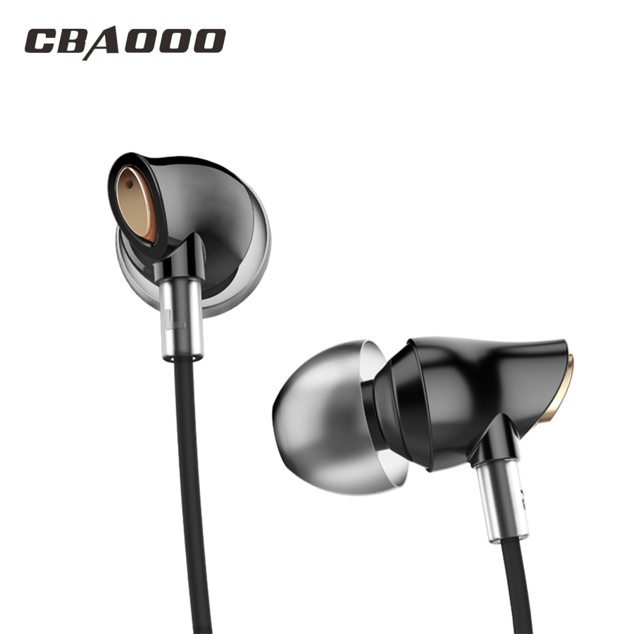 CBAOOO Bedrade Koptelefoon Zirkoon Stereo Oortelefoon 3.5mm In-Ear Sport Headset Handsfree Bass Oordopjes met microfoon voor xiaomi Huawei telefoon