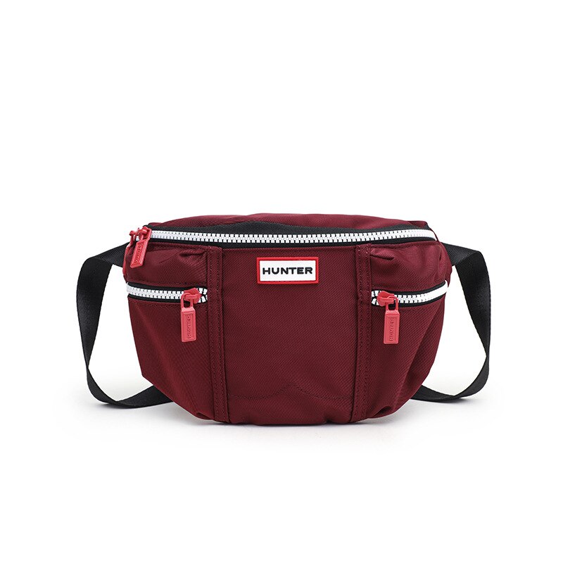 Bolso cruzado con cinturón para Mujer, riñonera deportiva a la , bolso de hombro con Diagonal, Rioneras: wine red