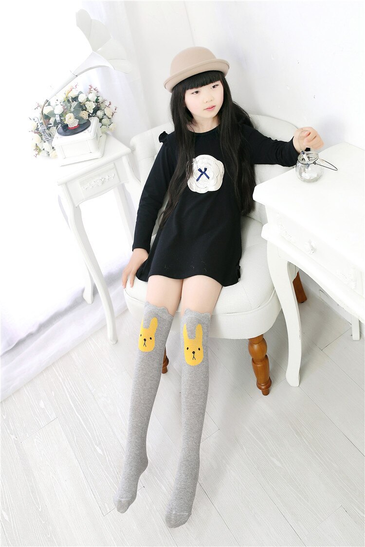 Girls winter/Autumn Pantyhose Kids Tights Stocking Cotton Baby Boys Tights Stockings Toddler cartoon Pantyhose For 3-12 Y