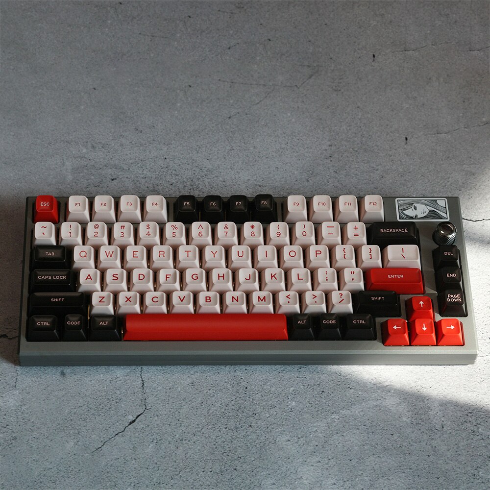 Yongqui 170 Keys DOUBLE SHOT SA Profile Keycap Gas Attack For GMMK pro GK68 Mechanical Game Keyboard