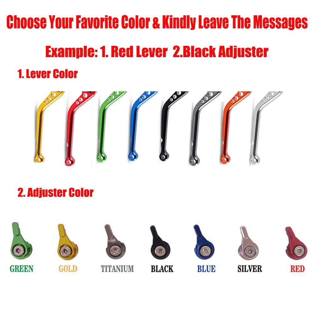 Motorcycle Brake Lever Clutch Lever For Suzuki GSX1300R Hayabusa: custom color