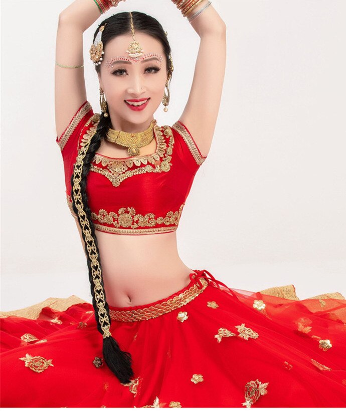 Bollywood Haar Decoratie India Dans Braid Handgemaakte Buikdans Kostuum Accessoire Props