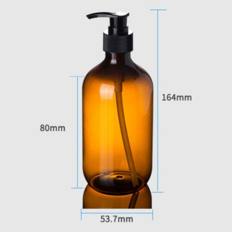300/500ml skummende flaske badeværelse bærbar sæbedispenser flydende sæbe shampoo pumpe flasker tom bad pumpe badeværelse tilbehør