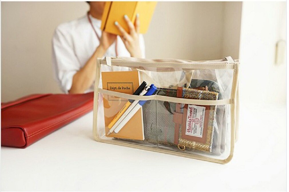 Lokale voorraad dames transparante handtas schoudertas doorzichtige gelei portemonnee clutch plastic: 6