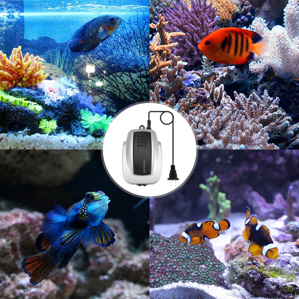 Ultra-Silent Air Pump AIR-1000 AIR-2000 AIR-3000 Aquarium Air Pump Fish Tank Increasing Oxygen Pump