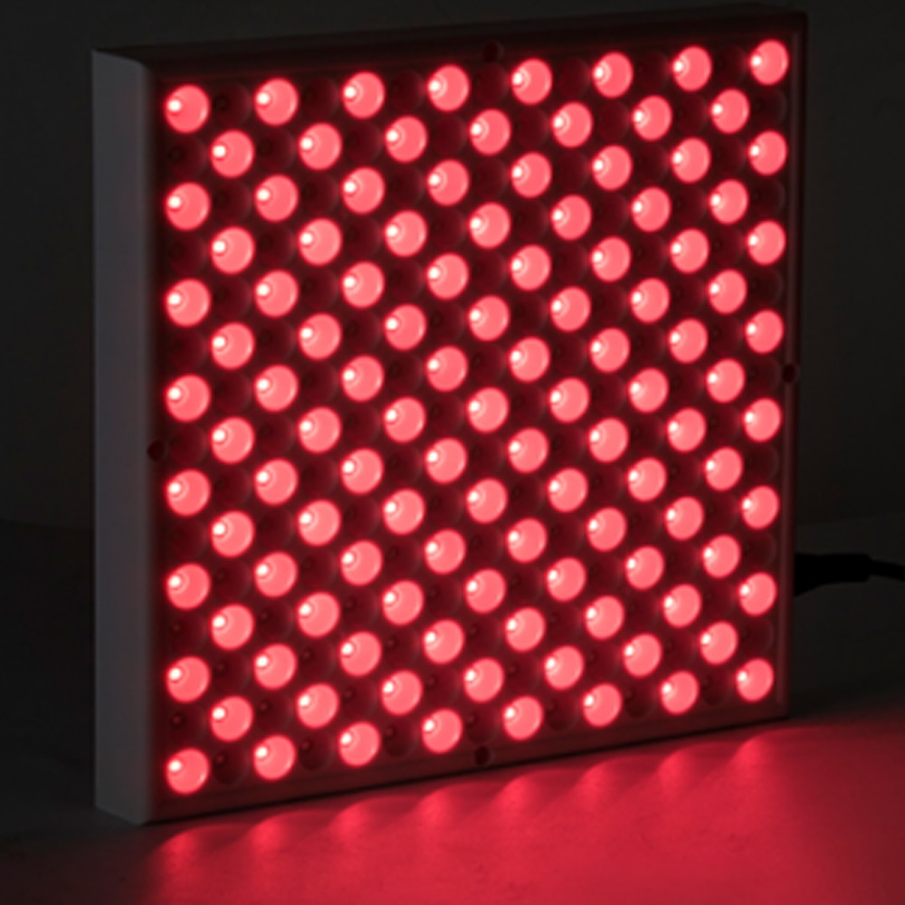 Pure Red 660nm 45W LED Grow Light, 850nm Red Led Lamp for flowering Blooming, red light therapy