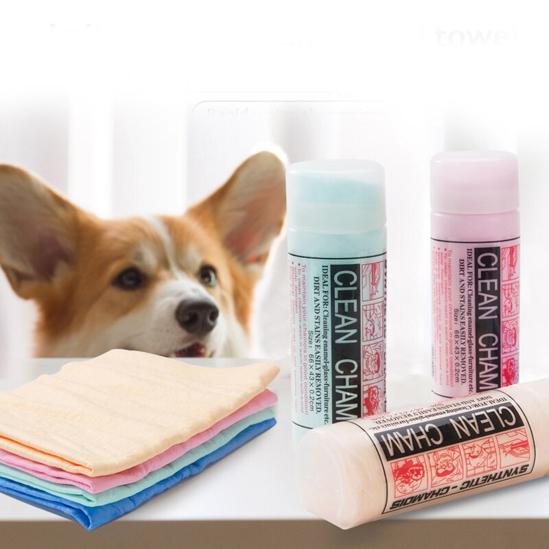 Toallas con gato para el aseo de perros, toalla de secado rápido para mascotas, toalla absorbente de ante para perros y mascotas, herramienta de baño PVA limpia y fuerte