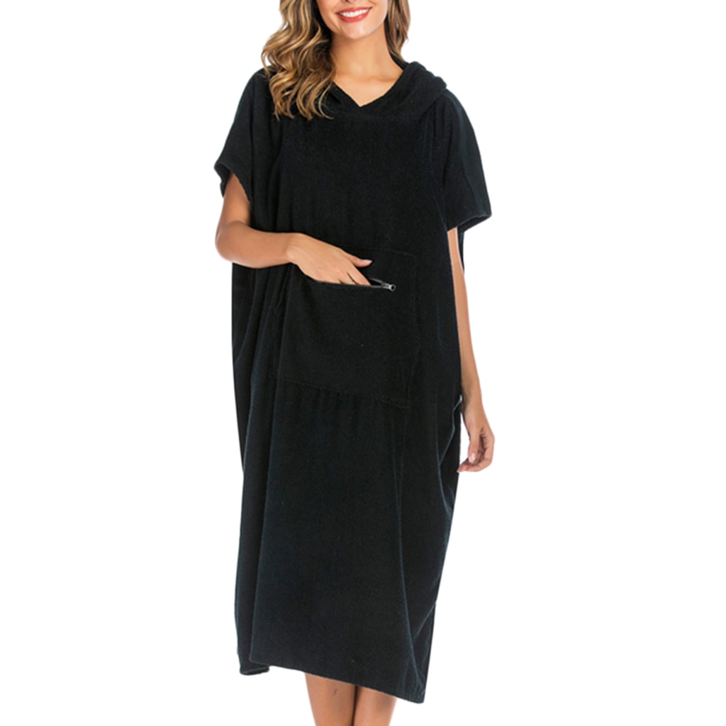 Winthome veranderen handdoek Poncho gewaad met kap | een maat past alle