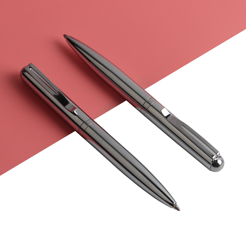 Mini Stylo Mini stylo à bille métal matériel tournant huileux... – Grandado