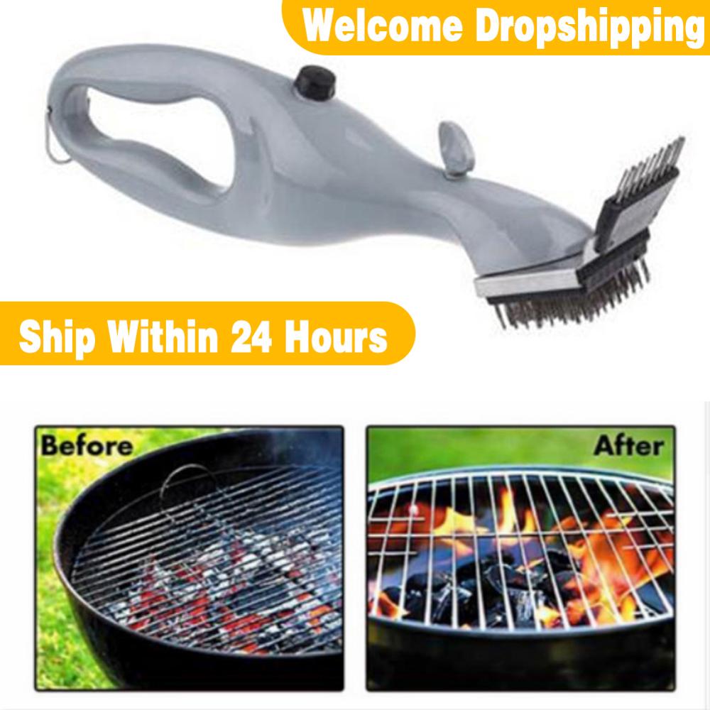 Barbecue Grill Daddy Steam Cleaning Outdoor Stainless Steel BBQ Grill Brush For Charcoal Cleaner or Gas Accessories Cooking Tool