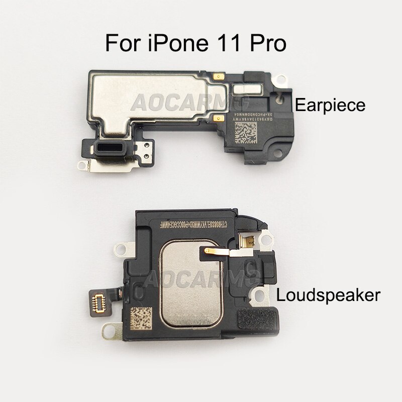 Aocarmo Für iPhone 11 Profi oben Hörer Ohr Lautsprecher Unterseite Lautsprecher Summer Klingelton Ersatz Teil: Full einstellen