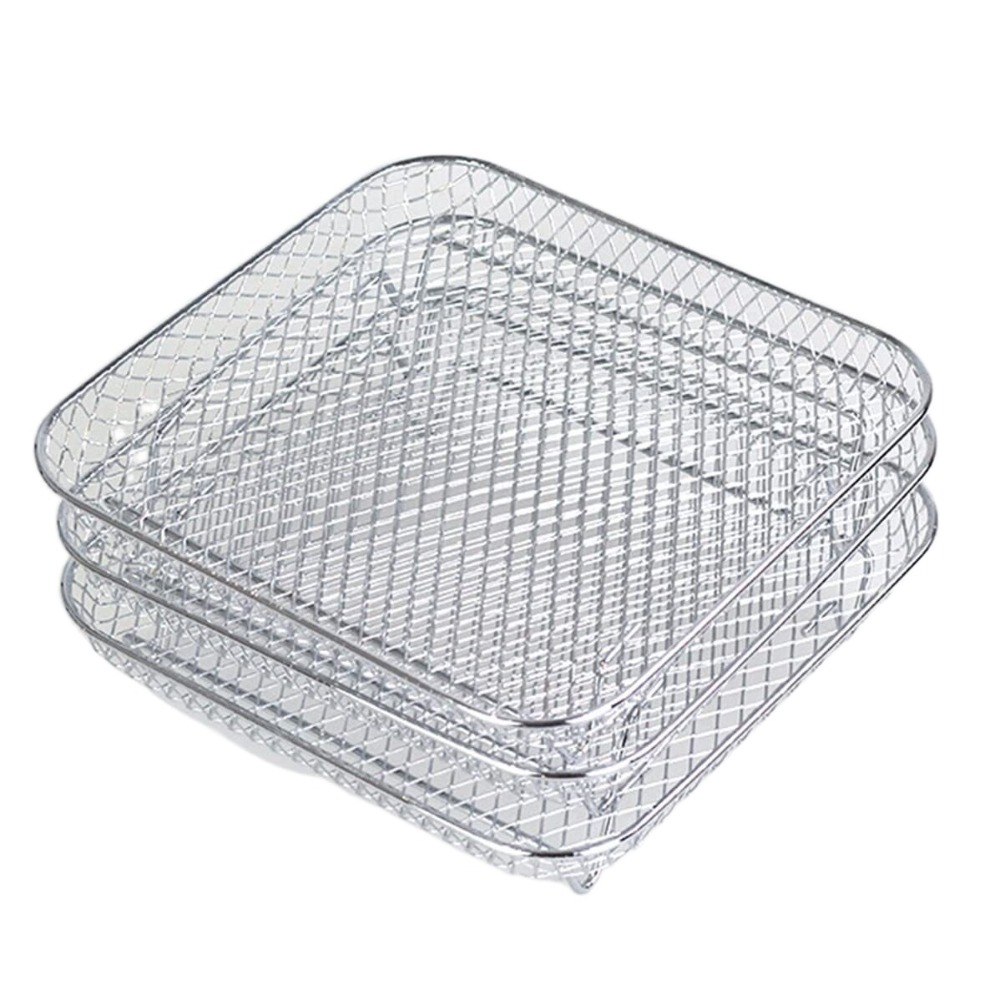 Durable 3Layer Air Fryer Racks Stackable Multifunc... – Grandado
