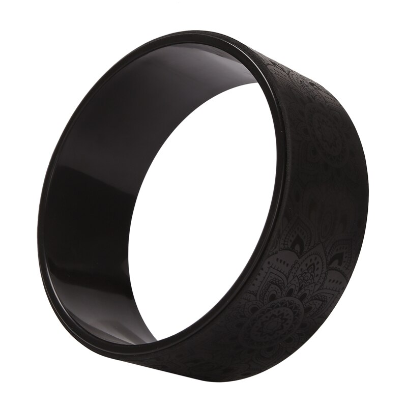 -Yoga Wheel Roller Back Roller Back Wheel for Dharma Yoga Pose Backbend Stretching Improving Flexibility