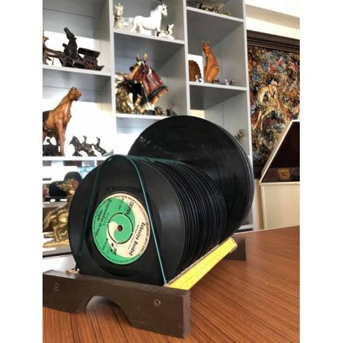 Wood Plaque Stand-30 Plaklık Retro Plaque Stand decorative ornament stylish