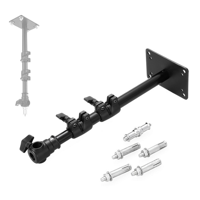 Photography Photo Studio Video 1m Wall Ceiling Mount Stand Overhead with 1/4" Thread For video camera wall mount