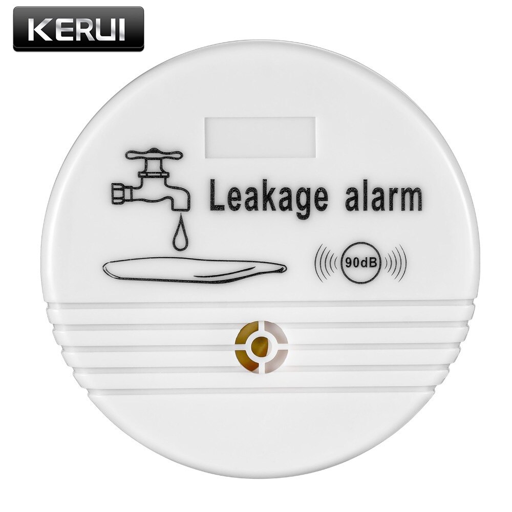 KERUI-Detector de fugas de agua inalámbrico, sistema de alarma de seguridad para el hogar, 90db