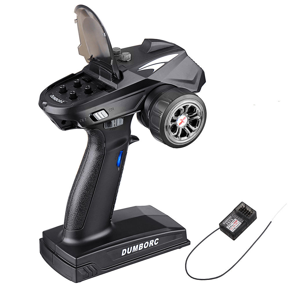 DumboRC X6 RC Transmitter 2.4G 6CH with X6FG / X6F Gyro Receiver Remote Control for Rc Car Boat Tank RC Vehicle Model Toy Parts