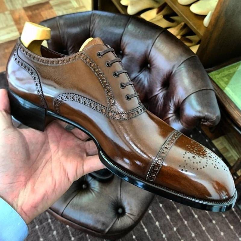 Brogue – chaussures classiques rétro pour hommes, à la , à talons bas, pour tous les jours, faciles à assortir, printemps, hl038