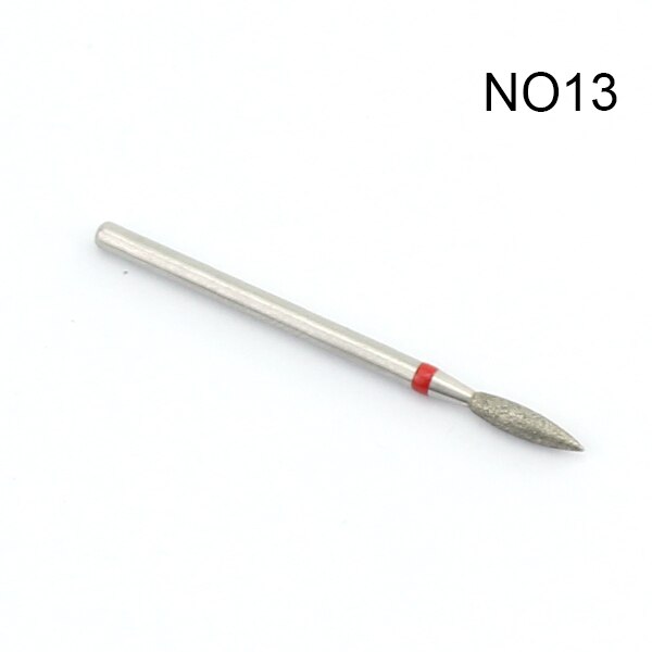1pcs Milling Cutter Diamond Nail Drill Rotary Bits Milling Cutter For Manicure Burr Cuticle Clean Drill Bit Electric Cutter: NO13