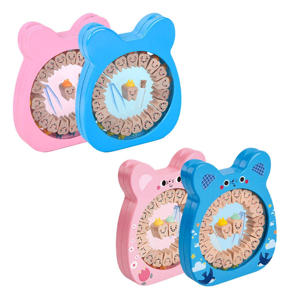 Baby Tooth Fairy Box Contains Container Collection Children Milk Teeth Boxes Storage Holder for Kids Baby Girls Children