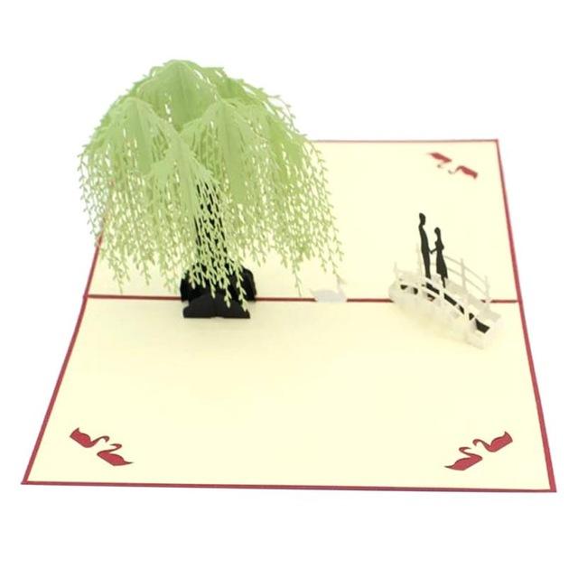 Blessing Birthday with Year Folding Message Hollow Wedding Baby Shower for lover Floralpot Greeting Card: A