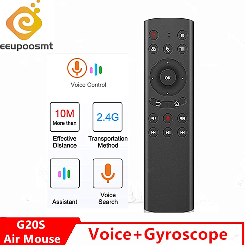 G20 Voice Control 2.4G Draadloze G20S Air Mouse Toetsenbord Motion Sensing Mini Afstandsbediening Voor Android Smart TV Box PC PK G10 S