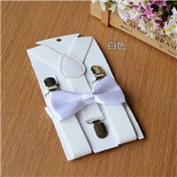 Adjustable and Elasticated Kids Suspenders With Bowtie Bow Tie Set Matching Ties Outfits For Girl Boys Clothes: a