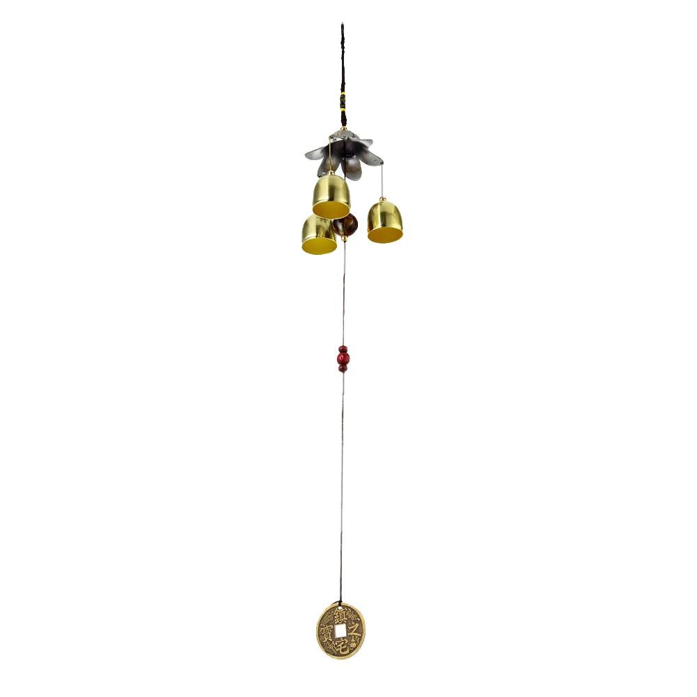 67cm Wohnzimmer Windspiele Garten Ich bin Freien 4 Röhren Glocken Rostschutz Kupfer Antike Windchime Für Haus Hof Hängen dekoration: I