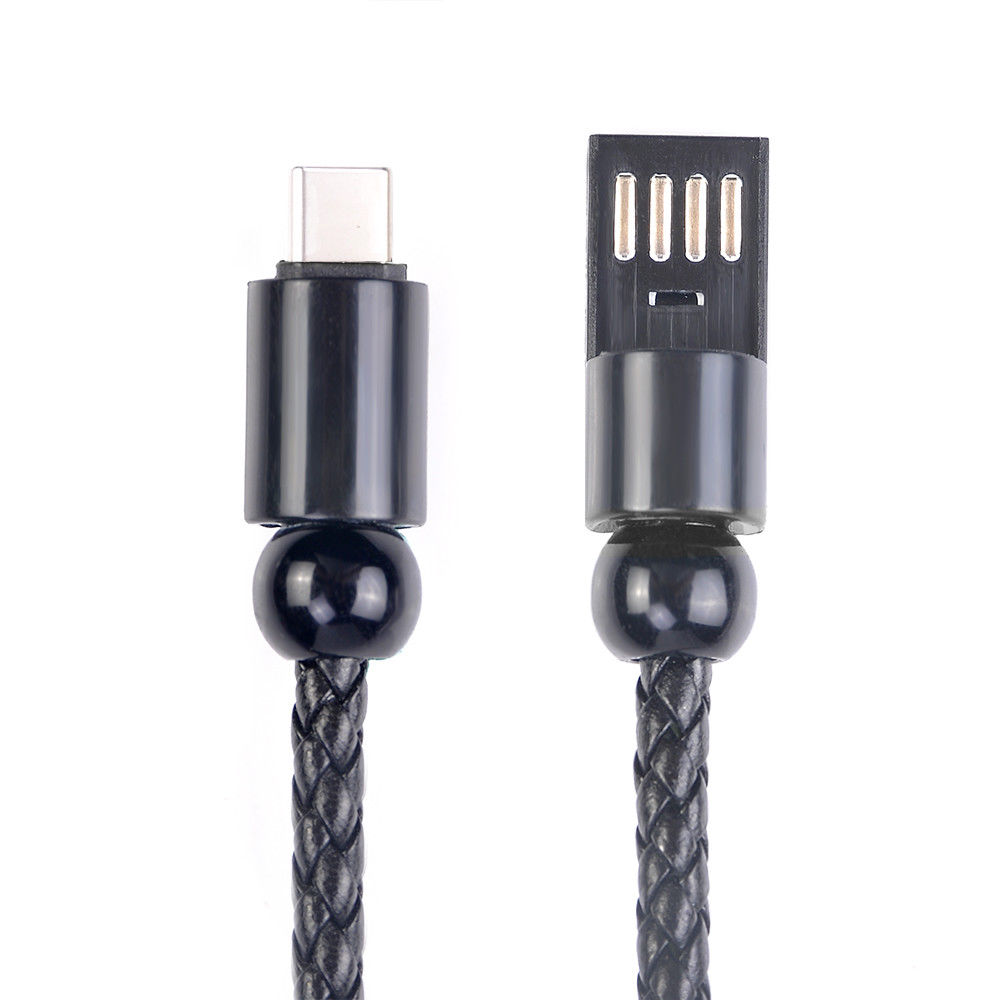 USB Data Cable Bracelet Charger Data Sync Cable Bracelet Wrist Strap for Android/Type-C/iPhone 12 for Samsung S6 S7 for Xiaomi: For type-c