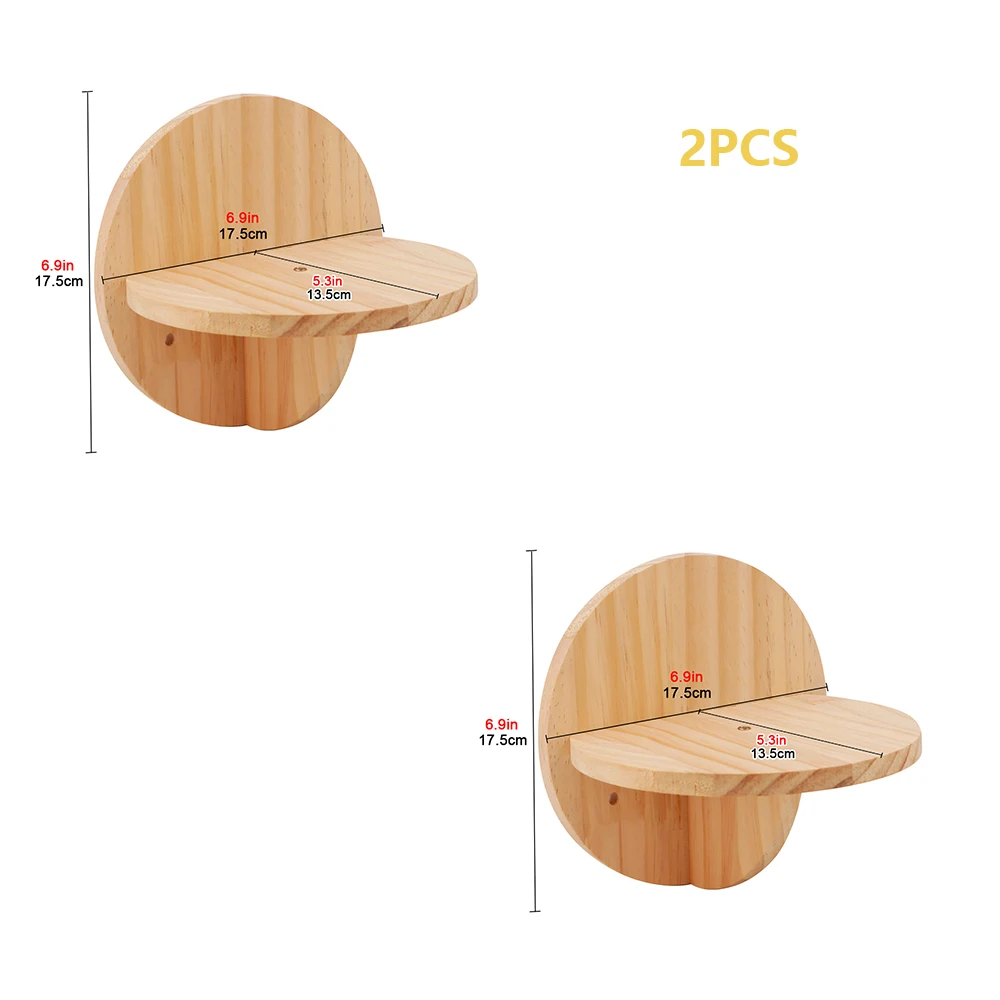 Wall-Mounted Cat Climbing Frame Wooden Cat Tree Cats Hammock Scratching Post Pedal Jumping Platform Indoor Pet Wall Furniture: Navy Blue