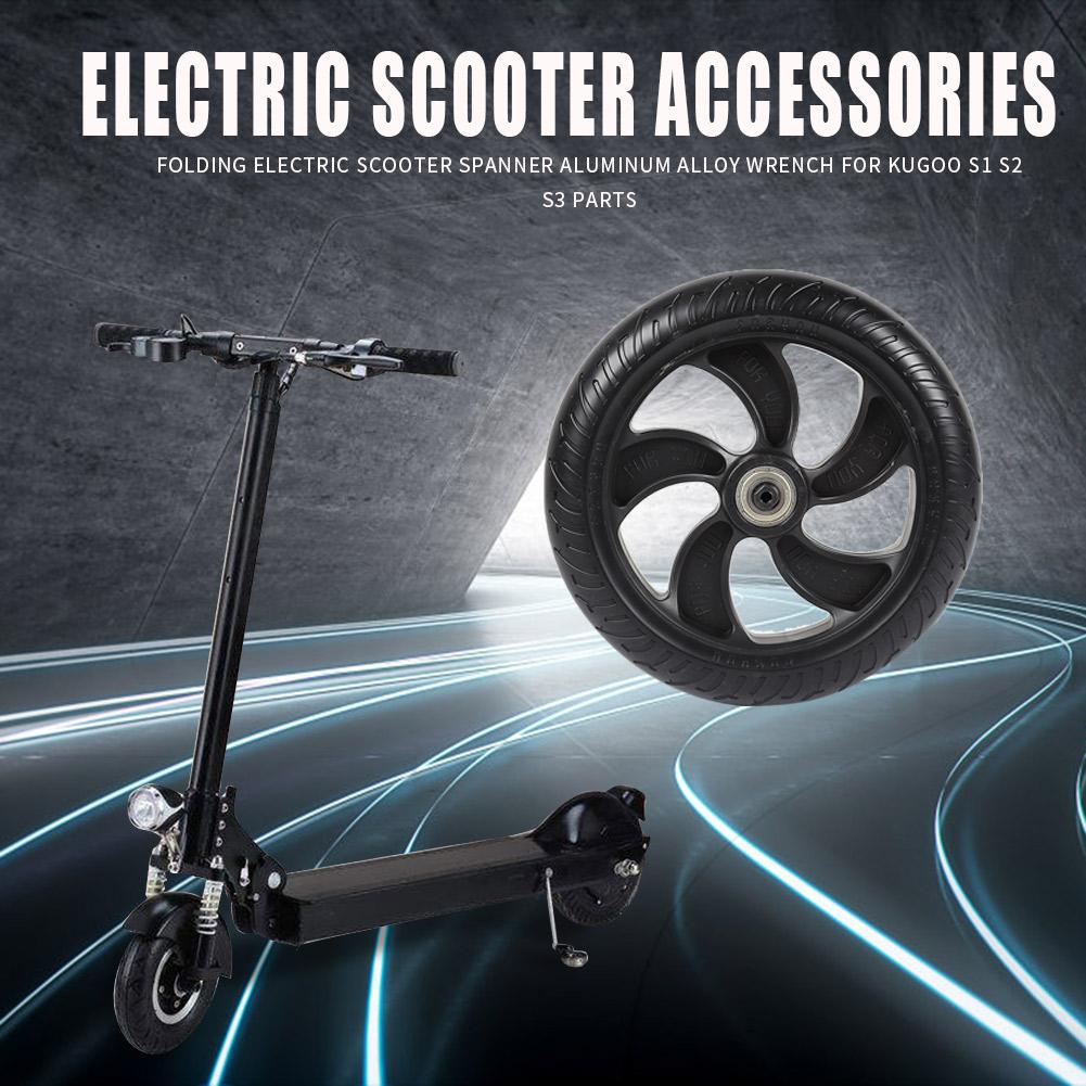 Rear Wheel Wear-resistant Solid Electric Scooter Solid Rear Tyres Back Tire with Wheel Hub for Kugoo S1 S2 S3