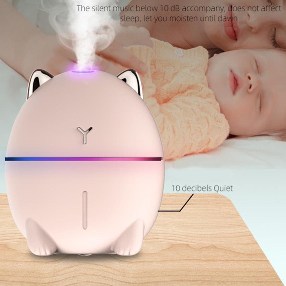 Haushalt USB Luftbefeuchter Kleine Bär Luftbefeuchter Nebel Reiniger Diffusor Luftbefeuchter Luft Aroma D5M4