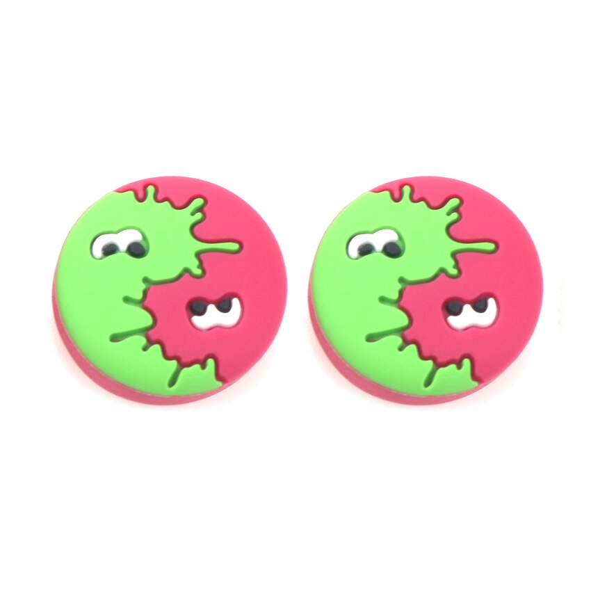 JCD 2PCS For Nintend Switch Analog Thumb Stick Grips Silicone Joystick Cap Cover For Switch NS Joy Con JoyCon Controller: E