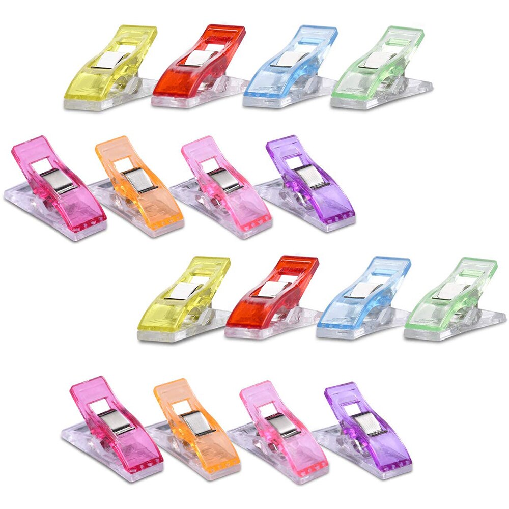 40Pcs Multipurpose Naaien Clips Stof Mini Quilten Gereedschap Voor Quilten Patchwork Kleine Plastic Craft Clips Binding Clips