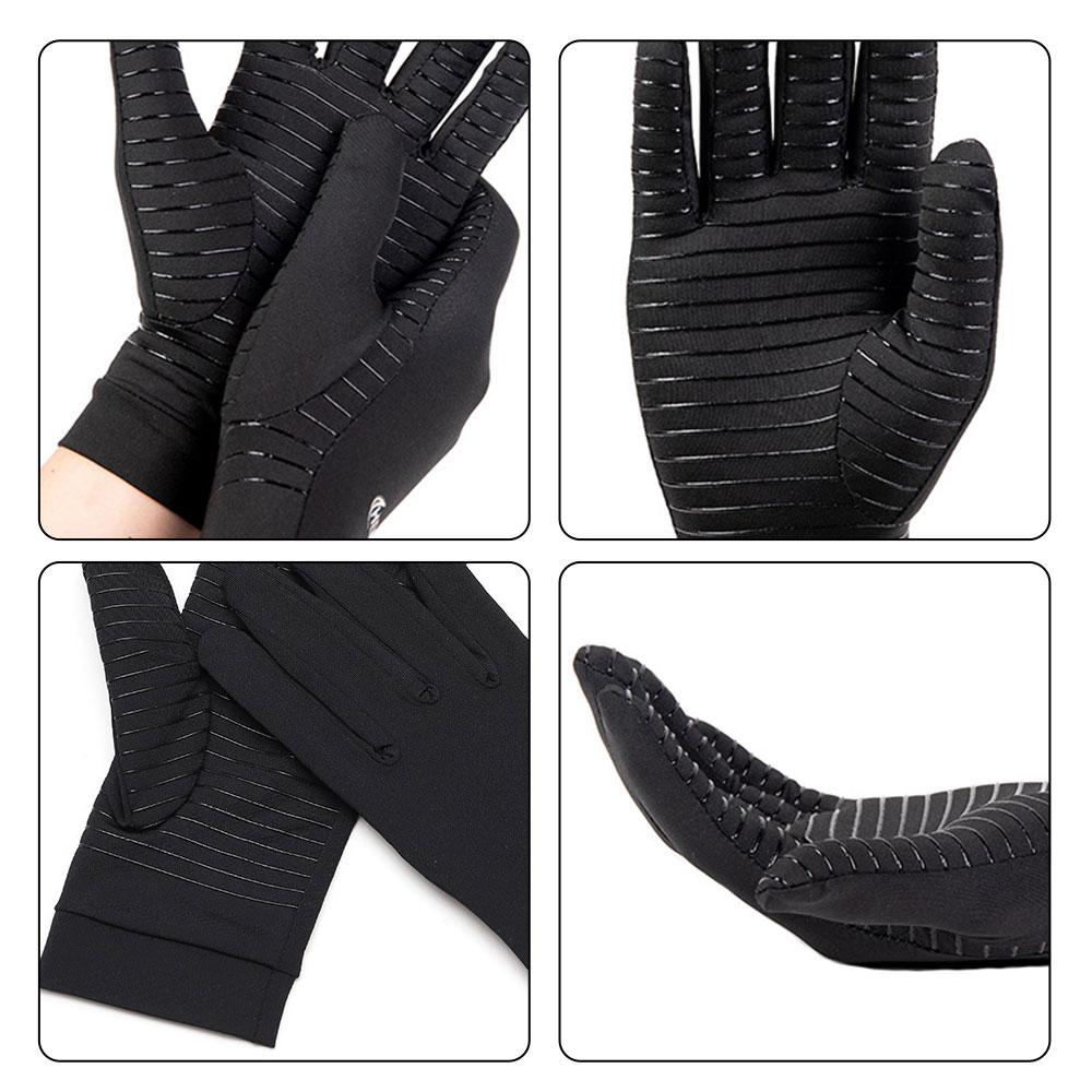 Gants de Compression d'Arthrite en Fibre de Cuivre, Support de Poignet, Articulations, pour le Cyclisme, pour les Instituts Otos