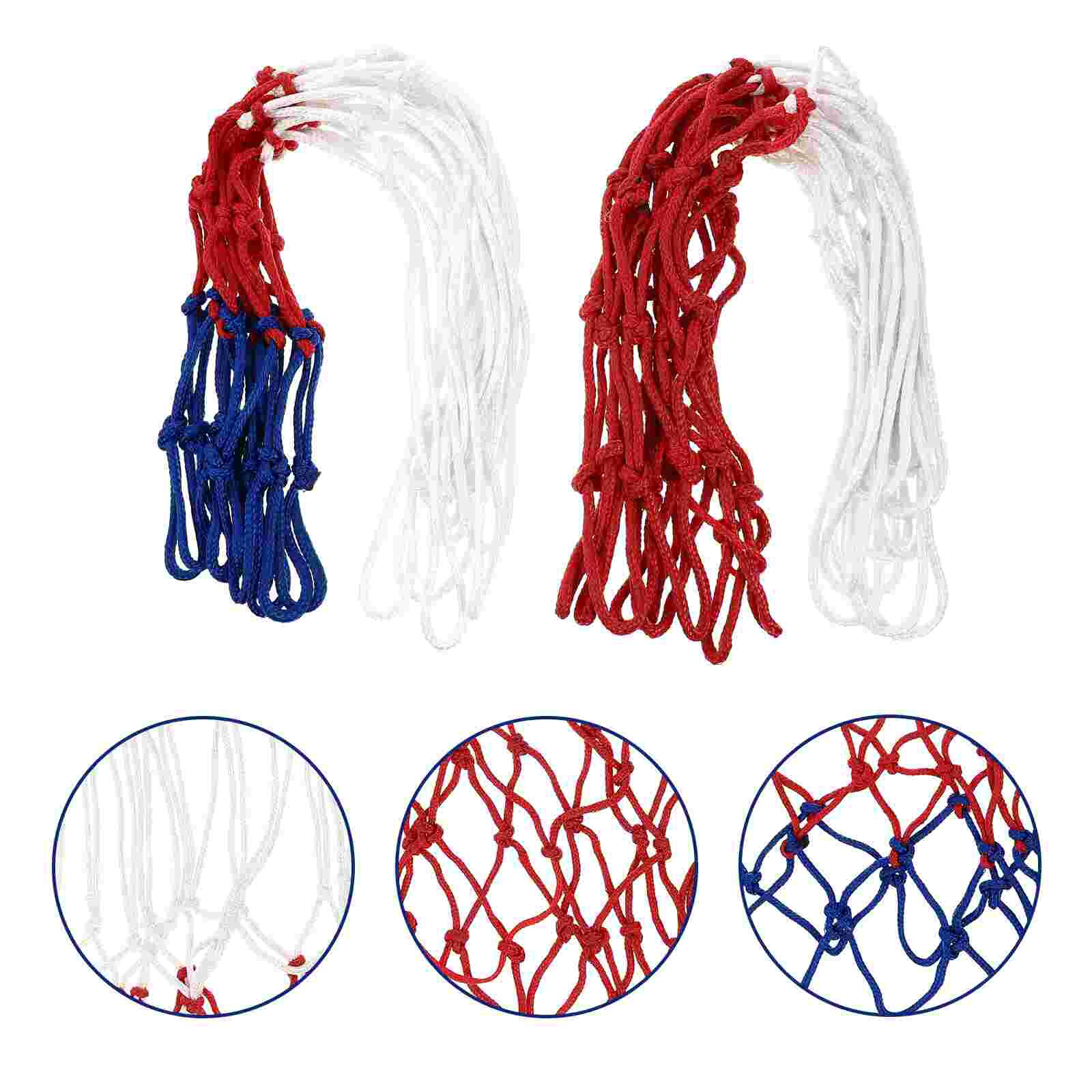 2 pieces outdoor nets heavy duty basketball nets basketball toy supplies