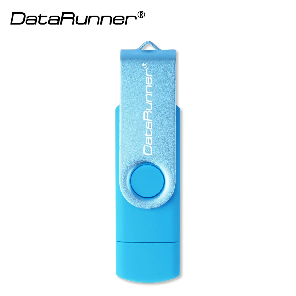 DataRunner USB 2.0 Flash Drive OTG Pen Drive 128GB USB Stick 8GB 16GB 32GB 64GB Pendrive Flash Disk voor MicroUSB Android/PC
