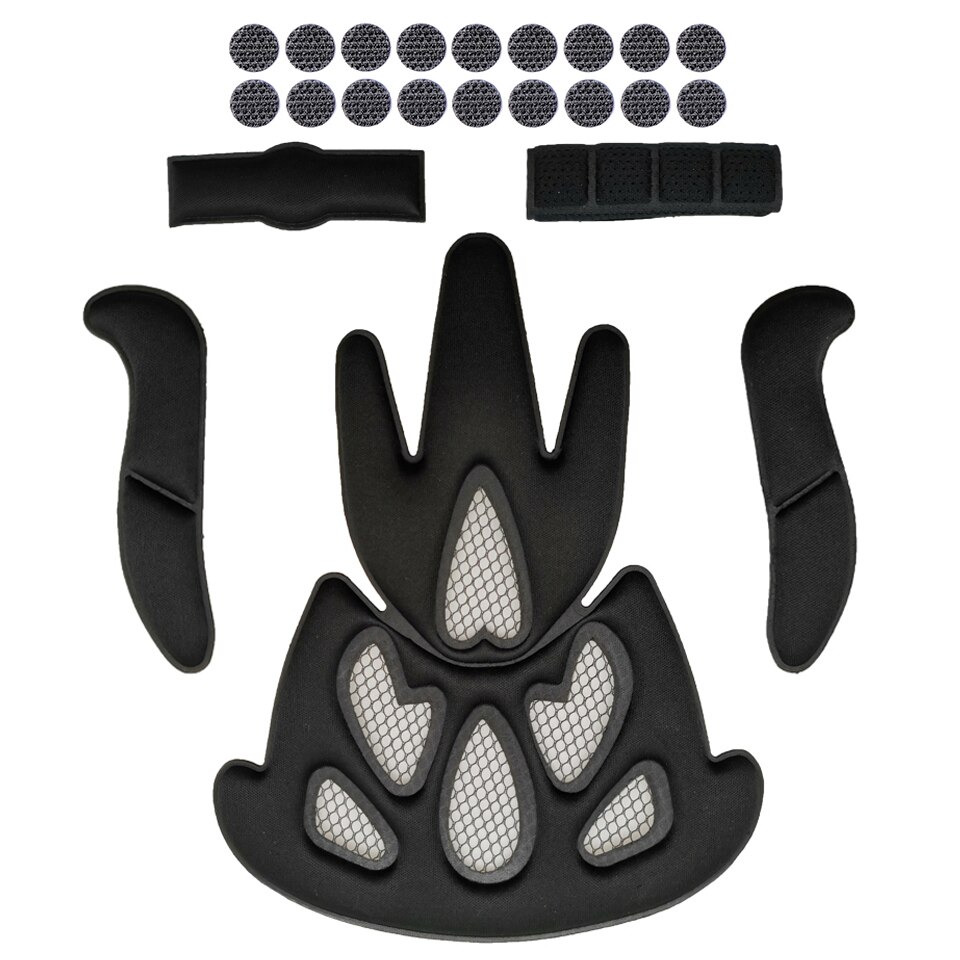 Locle Comfortabele Fiets Helm Voering Fietshelm Pads Met Insect-Netto Verzegelde Spons Fiets Helm Van Innerlijke Pad