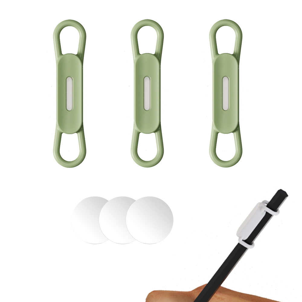 Magnetischer Stifthalter, verstellbarer Stifthalter aus Silikon für Schreibtisch, Kühlschrank, Whiteboards, Büro-Schreibtischzubehör: Elfenbein