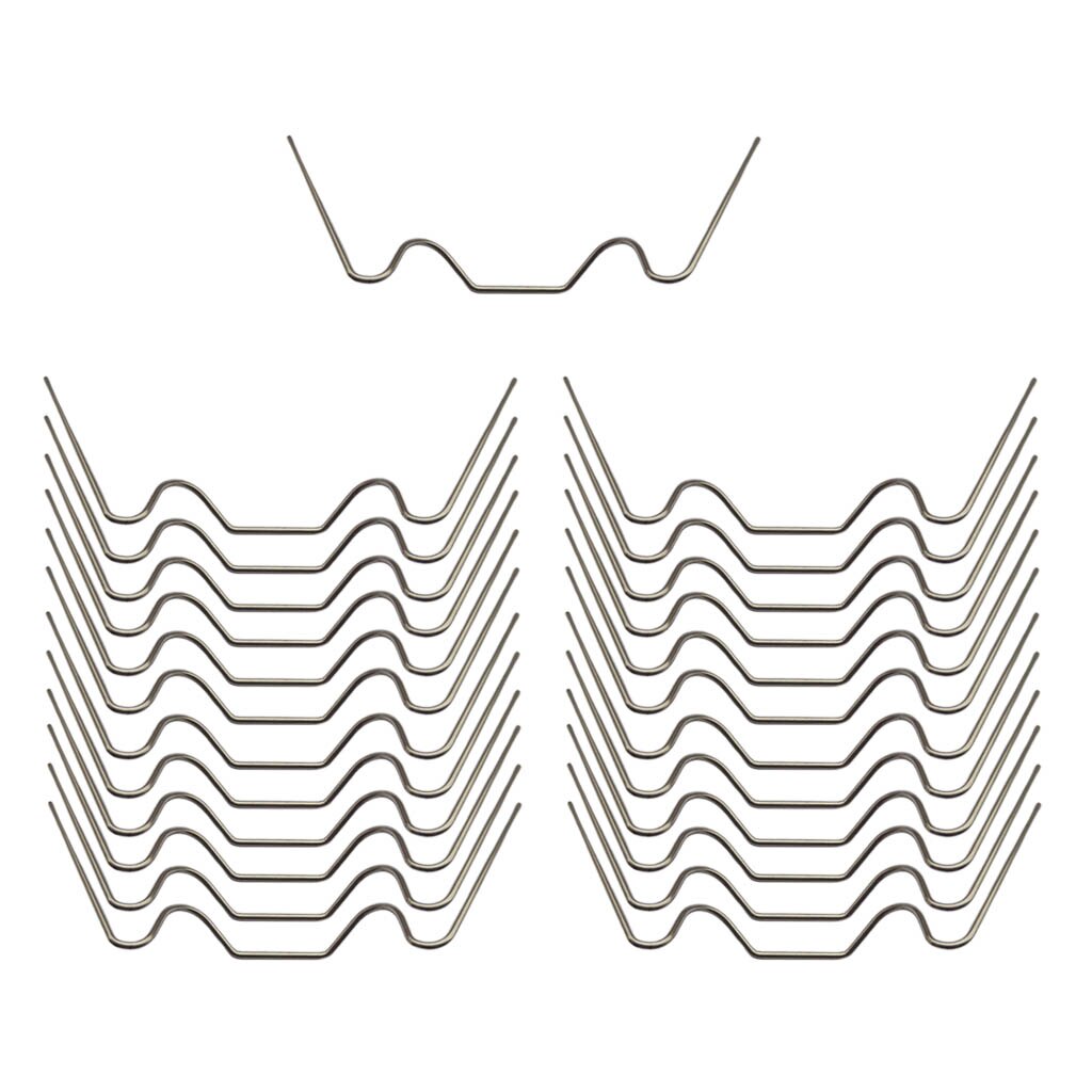 Zestaw 25 klipsy mocujące szybę ze szkła szklarniowego ze stali nierdzewnej, zaciski robić przewodów typu W robić prawie wszystkich szklarni z ramą aluminiową