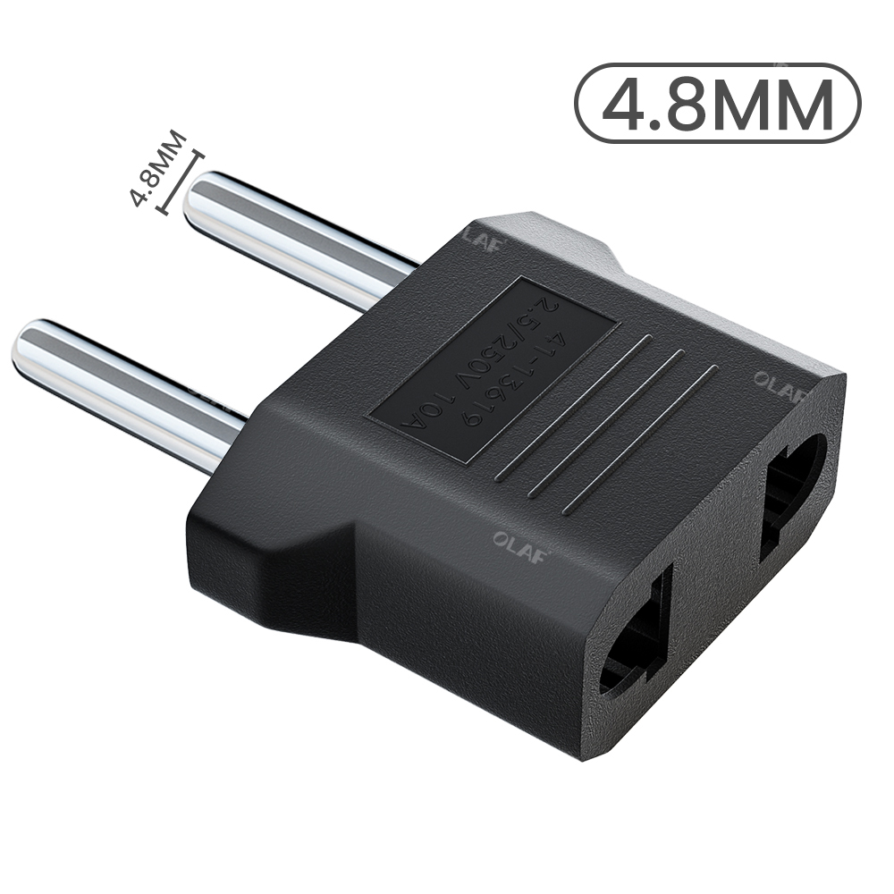 adapter wtyczki elektrycznej UE nas Ameryka do EU europejski moc adapter podróż przetwornik amerykański Chiny CN do Europa adapter wtyczki: BIAŁY / Us wtyczka