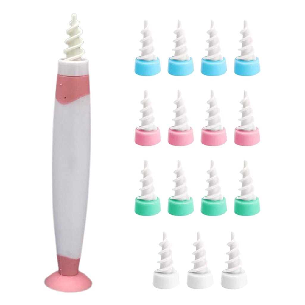 Ear Wax Cleaner, Rotary Ear Picker, Ear Pick Ear Pick Ear Cleaner Screw Head Ear Maintenance Cleaning, 16 Replacement Heads Safe