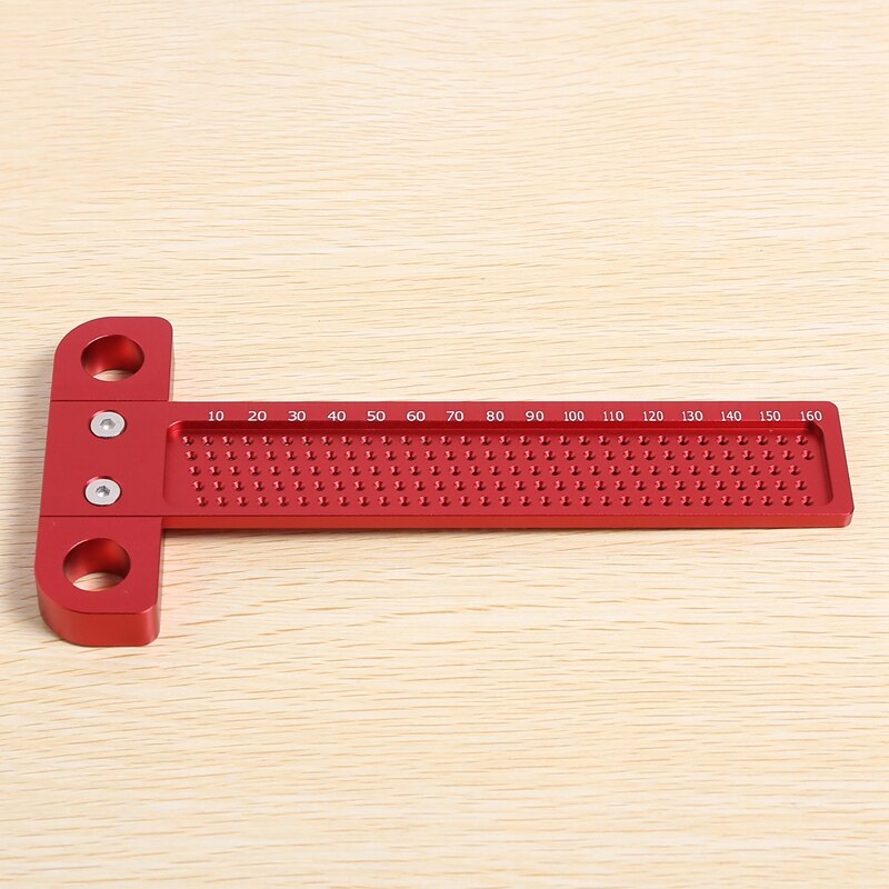 Precyzyjne narzędzia robić obróbki drewna t-kwadrat skryba zatrzymać aluminium