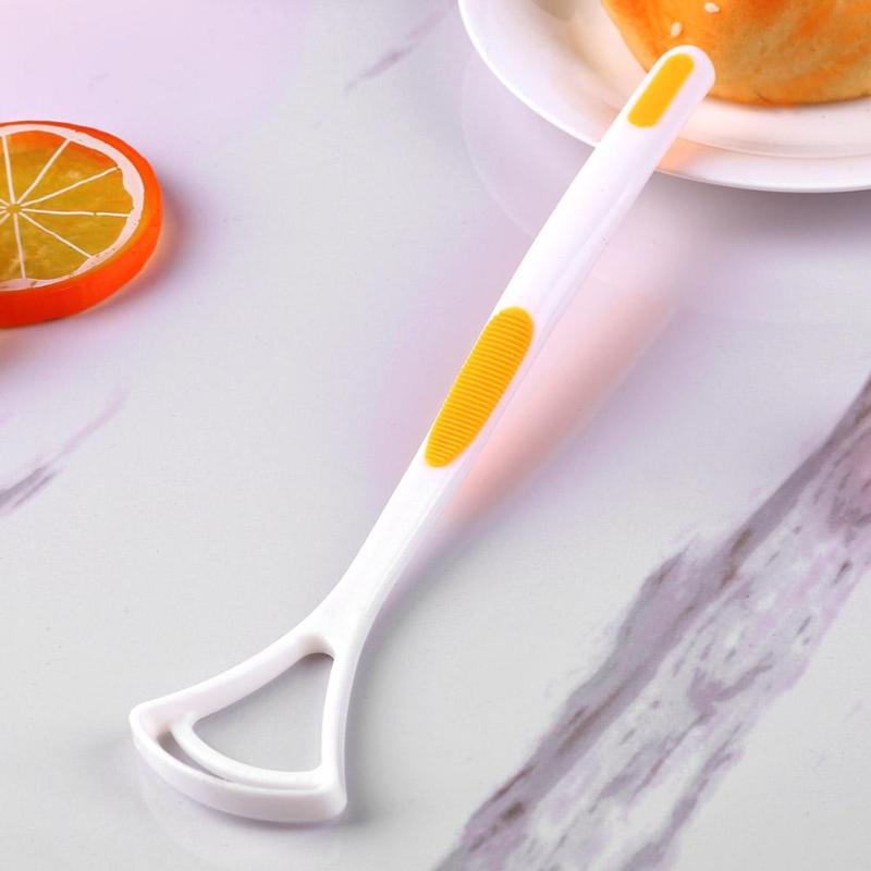 1PC Tongue Brush Tongue Scraper Cleaner Dental Brush Oral Care Toothbrush Tongue Cleaning Tool Fresh Breath