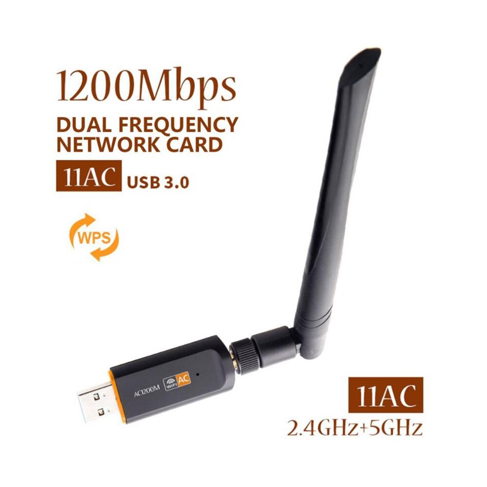 2,4G/5G kabellos USB 3,0 Wifi Adapter 600Mbps/1900Mbps Dual Band netzwerk karte kanal 802,11 ac Mit Antenne Für Schreibtisch Empfänger: 1200M USB3.0