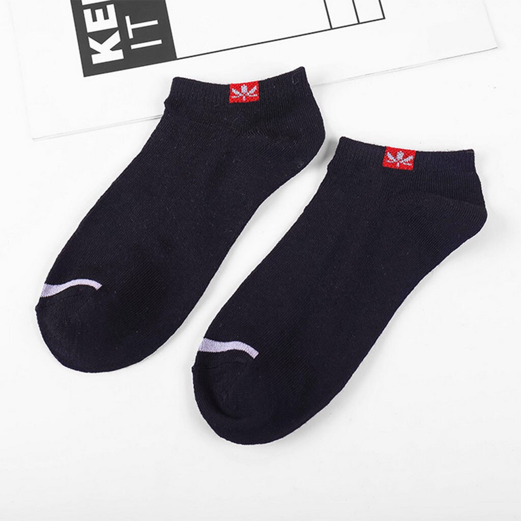 Men's Socks Cotton Boat Socks All Seasons Spring Autumn Male Casual Harajuku Breathable White Black Men Ankle Sock Meias: A